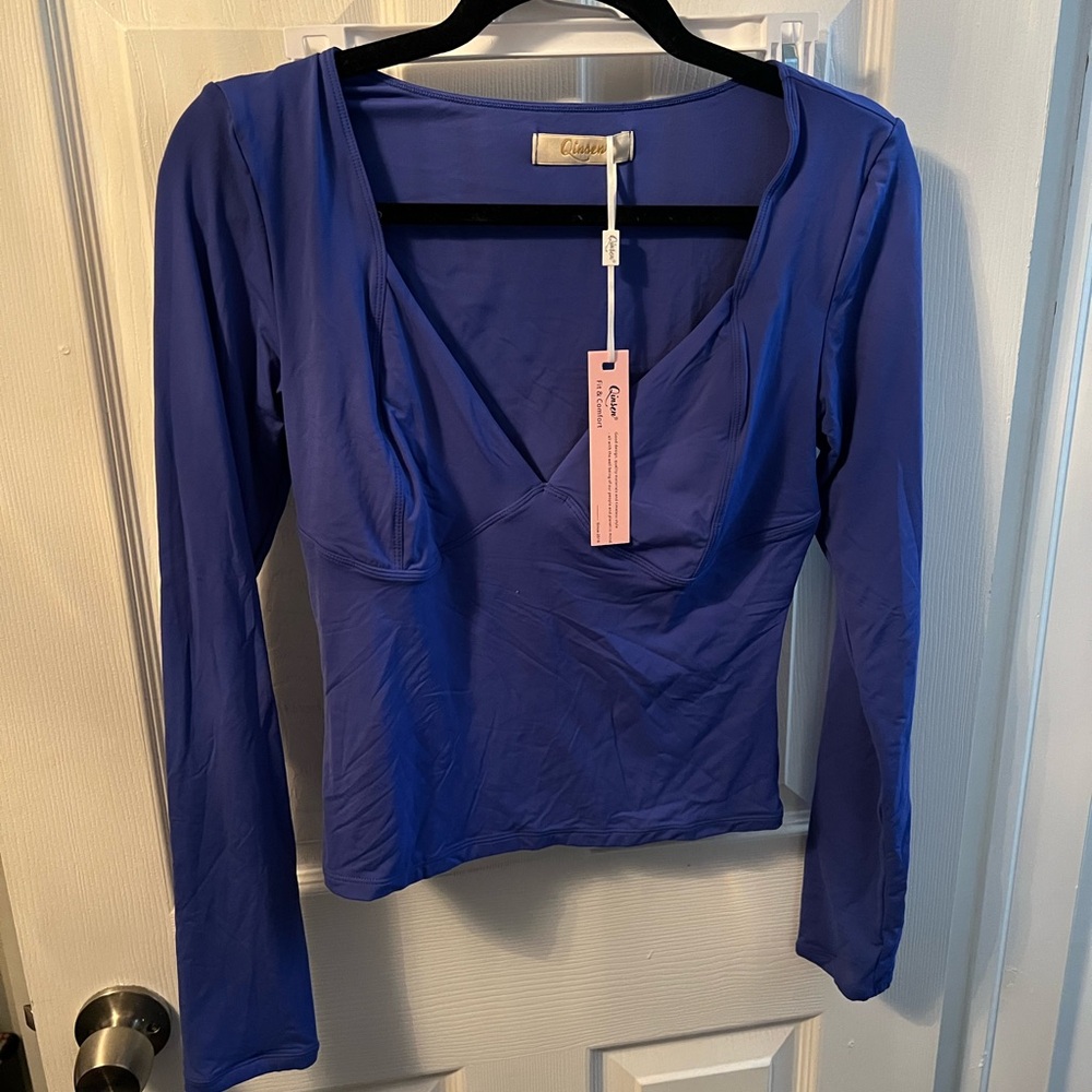 Women's Long Sleeve Top - Royal Blue